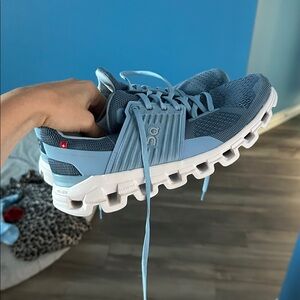On cloud Running Slate Blue Athletic Shoes
